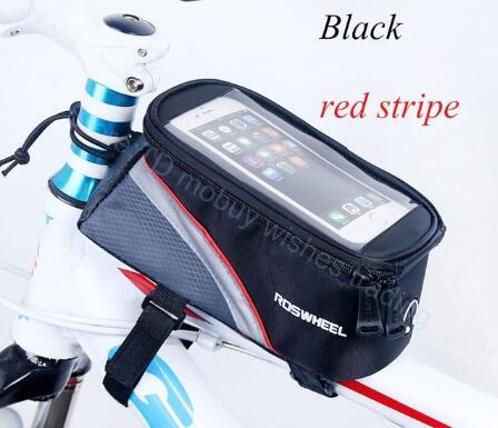 Bicycle Top Tube Bag w/Phone Pocket