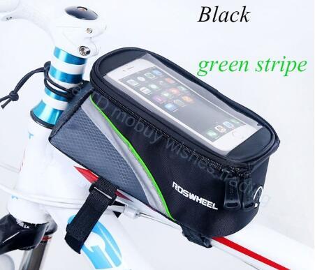 Bicycle Top Tube Bag w/Phone Pocket