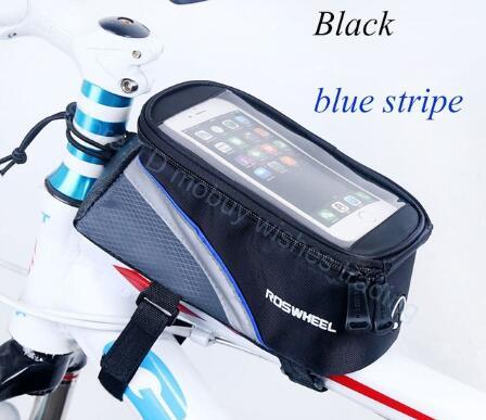 Bicycle Top Tube Bag w/Phone Pocket