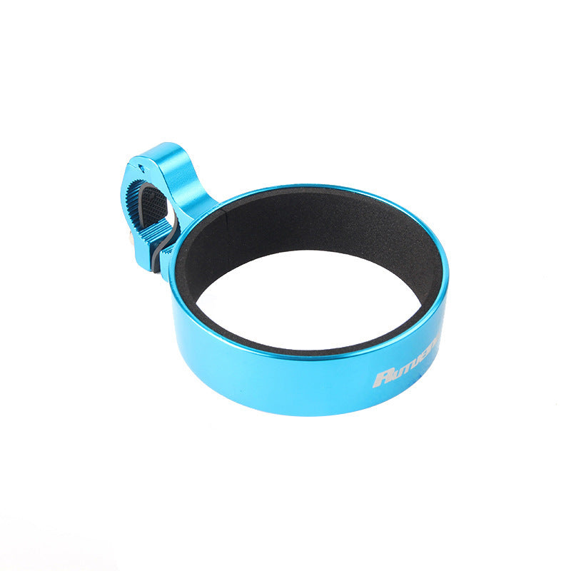 Blue Bicycle Cup Holder with black interior on a white background