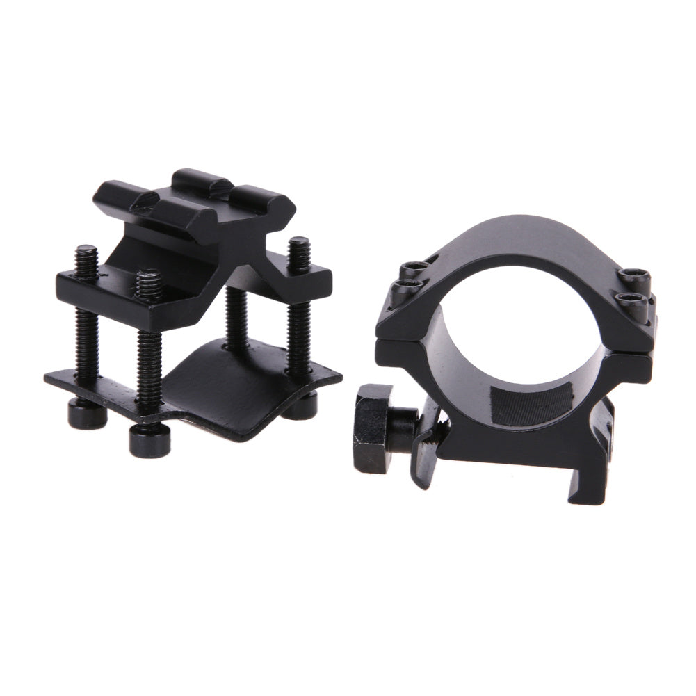 Front bicycle light attachment mount on a white background