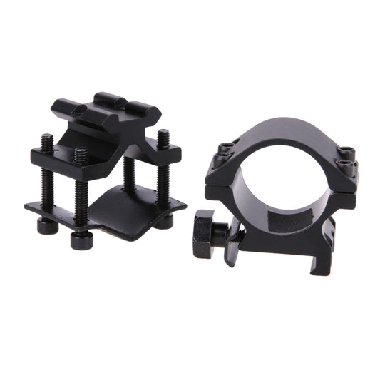 Front bicycle light attachment mount on a white background