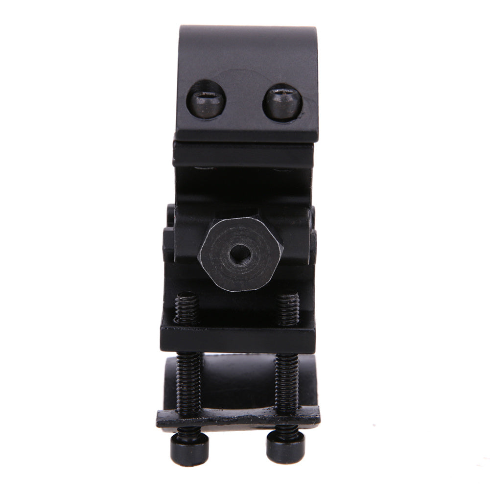 Front bicycle light attachment mount on a white background