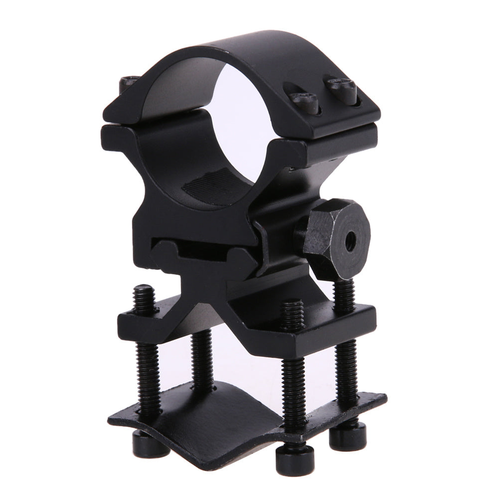 Front bicycle light attachment mount on a white background