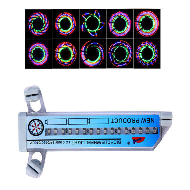 Multicoloured LED Wheel Light