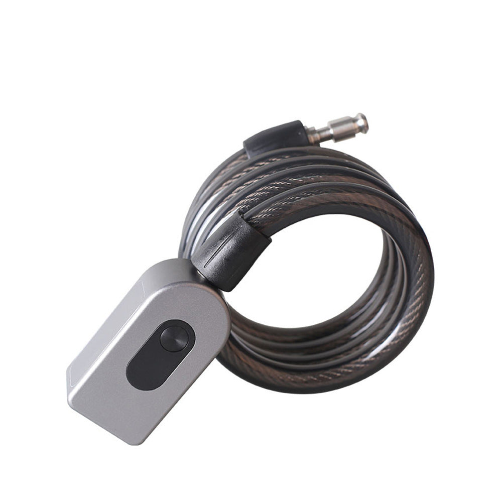 Rechargeable Smart Bicycle Lock on a white background