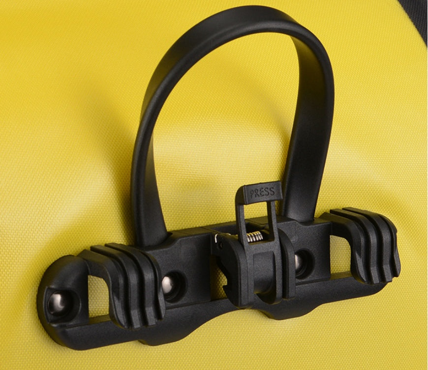 Carrying handle of Black Waterproof Bicycle Bag / Pannier